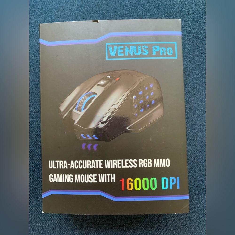 UtechSmart Venus Pro RGB Wireless Gaming Mouse w/ 16,000 DPI Optical Sensor